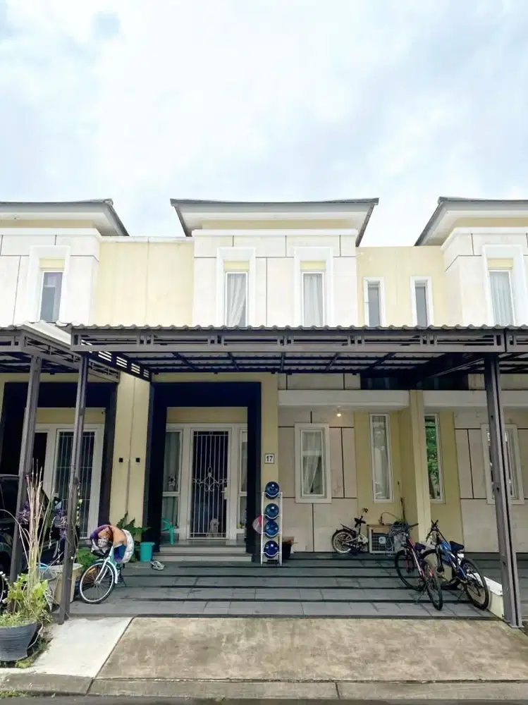 Dijual Rumah Cluster Leora Alam Sutera Tangerang Selatan Murah Sudah Renovasi Bagus Lokasi Nyaman Sangat Strategis