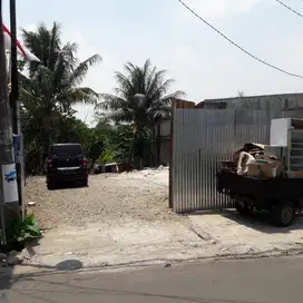 Jual/Sewa tanah pinggir jalan 2 arah SHM 348M2 Pabuaran Cibinong