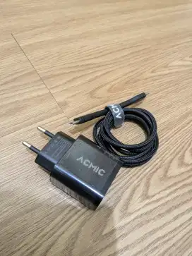Charger ACMIC Adaptor + Cable C to C