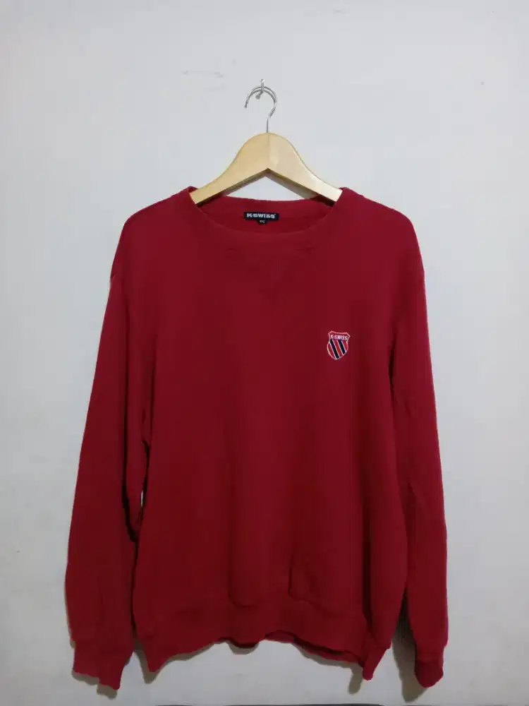 Crewneck Kswiss Merah