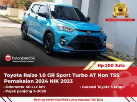 [ GARANSI 5TH ] Toyota Raize 1.0 GR Sport Turbo AT 2023 2024