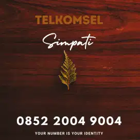 NOMOR CANTIK TELKOMSEL SIMPATI DOUBLE RIBUAN 2004 RATUSAN 9004 ABCD