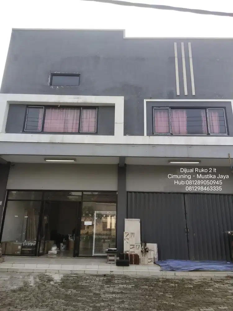 Dijual 2 Ruko 2 Lantai Harga 1 Ruko di Mustika jaya Bekasi Kota