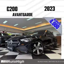 DP10% [Km4.000] C200 Avantgarde 2023 Black Reg 2022 #AUTOHIGH