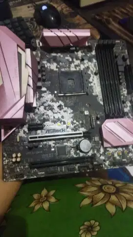 Motherboard ASRock b450m steel legend pink edition
