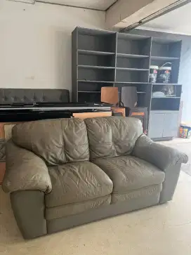 2/Sepasang Sofa M&D Halp Leather