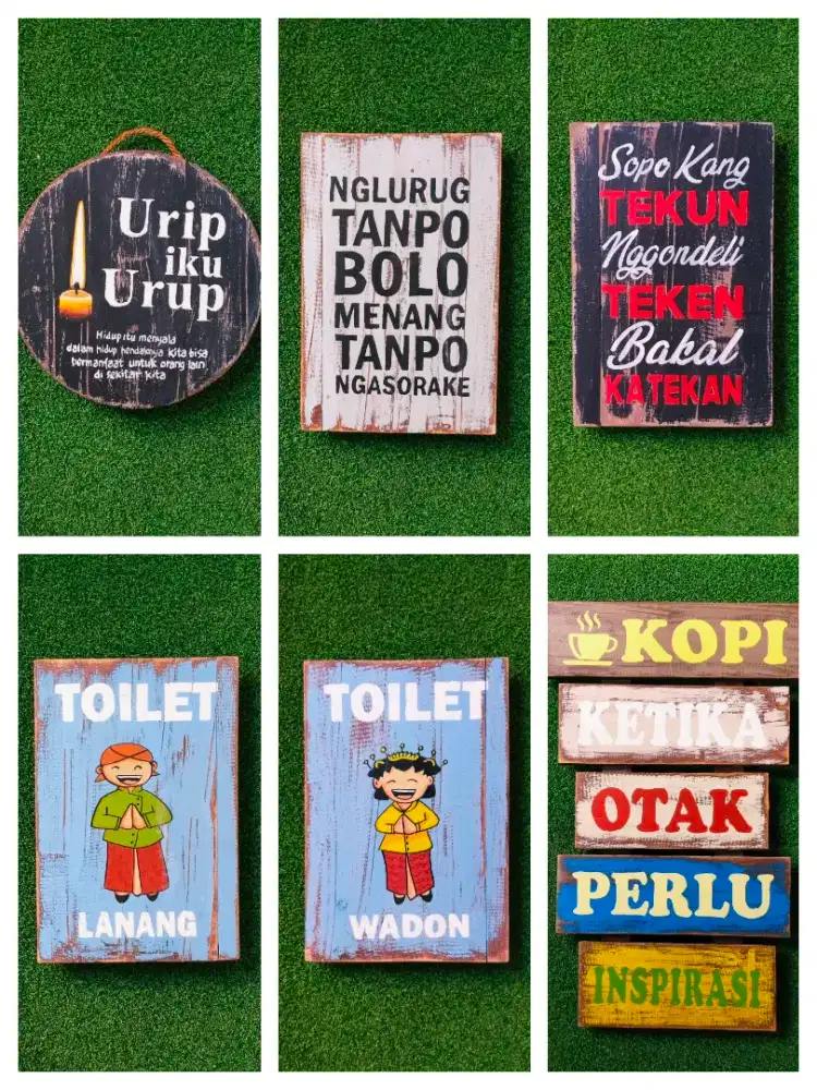 Hiasan dinding kayu