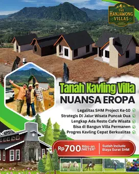 JUAL TANAH KAVLING SHM JONA KUNUNG VIEW GUNUNG HANJAWONG BOGOR TIMUR