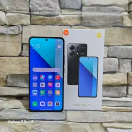 Xiaomi Redmi Note 13 8/256 4G Black Fulset segel mulus 98%