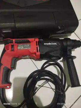 MACTEC MT 870 HAMMER DRILL MESIN BOR BETON 22MM 2 FUNGSI