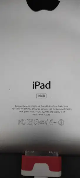 I pad 2 A 1416 wifi only