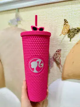Miniso X Barbie Series Botol Minum Durian Straw Cup 700Ml