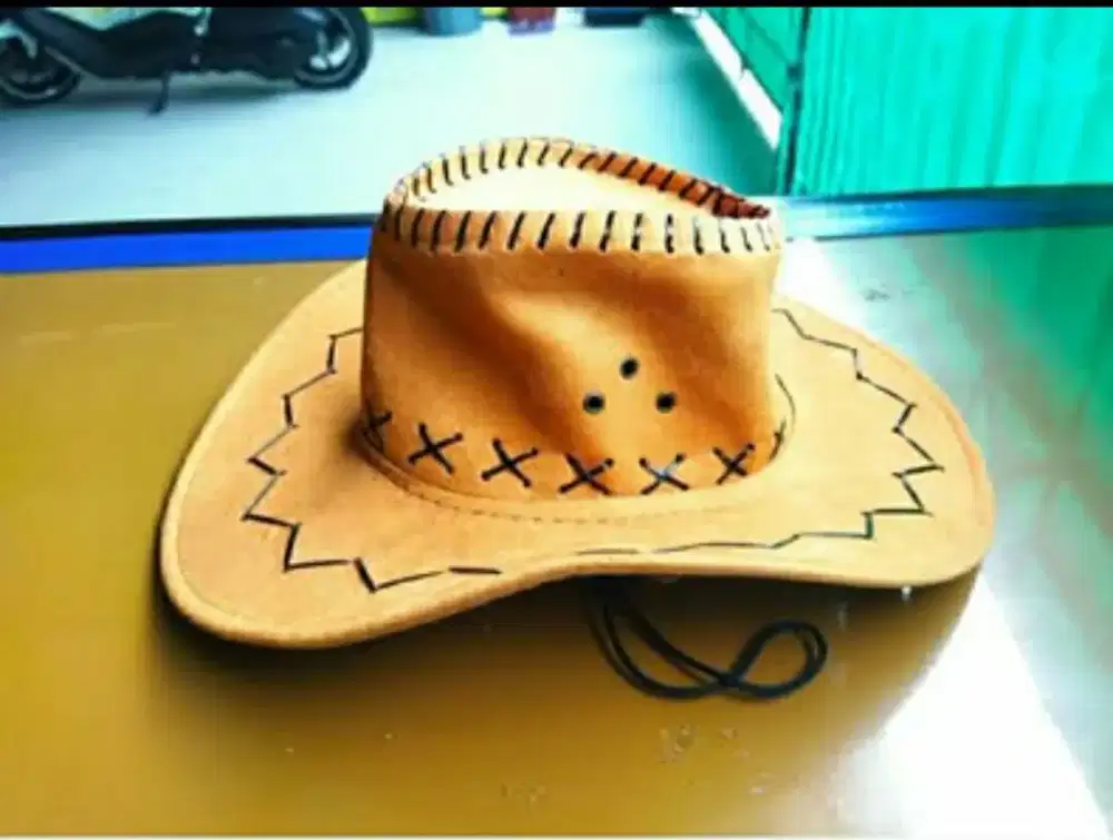 Jual Topi Cowboy Kulit.