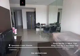 Jual dan Sewa Apartement Cosmo Mansion Middle Floor 2BR Full Furnished