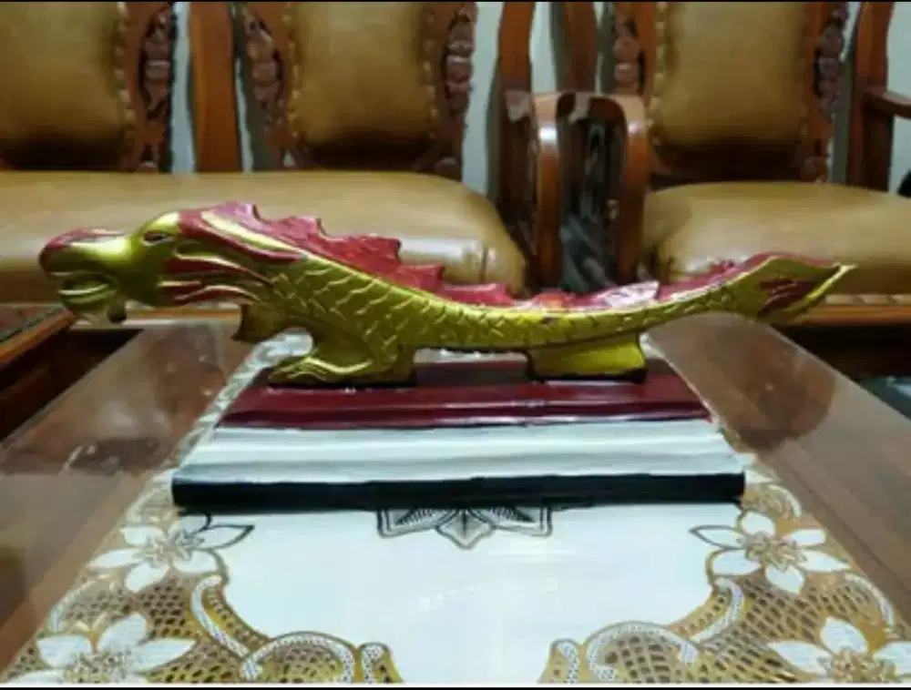 Jual Pajangan Kayu bentuk Naga.