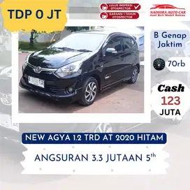 Promo TDP 0 Juta New Agya 1.2 TRD AT 2020 Hitam