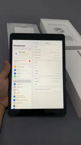 iPad Gen 9 64GB space gray Fullset iBox garansi on