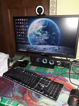 Komputer pc + monitor samsung 24 in