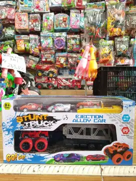 mainan anak stunt truck alloy car