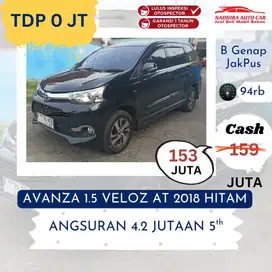 TDP Hanya 0 Juta Veloz 1.5 AT 2018 Hitam