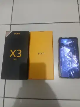 Xiaomi poco x3 nfc 8/128, komplit dus charger bonus earpone softcase