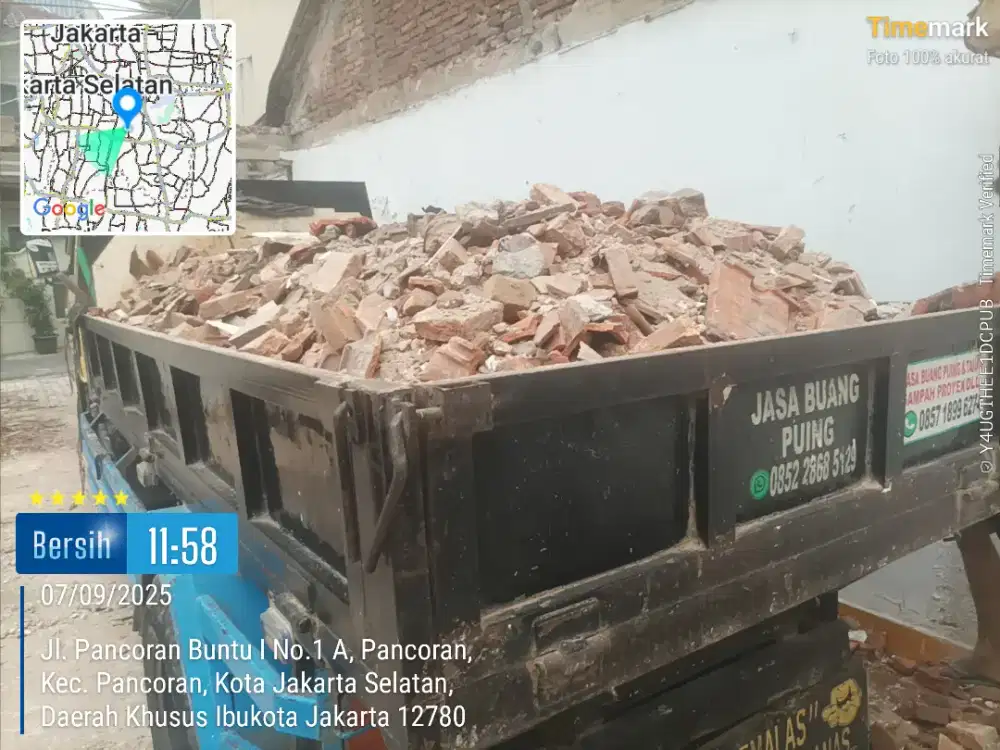 Jasa buang puing dan sampah