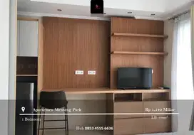 Jual/Sewa Apartement Menteng Park Low Floor Type Studio Full Furnished