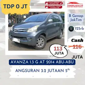TDP Hanya 0 Juta Avanza 1.3 G 2014 AT Abu-abu
