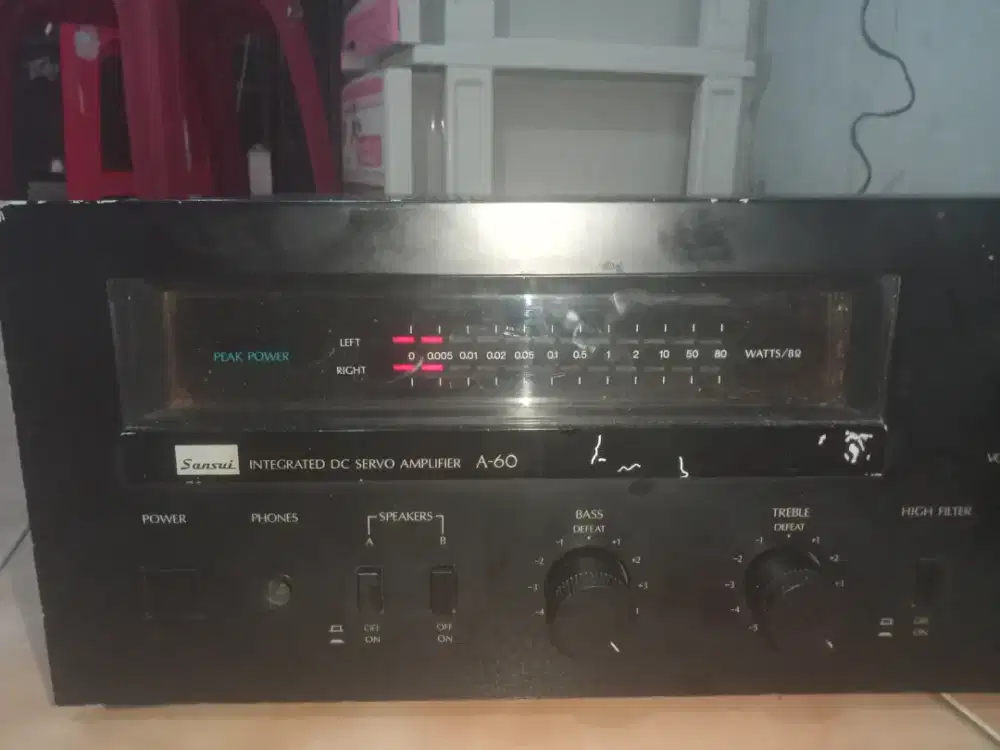 Amplifier Sansui A60 kondisi bagus