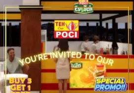 Booth Usaha Teh Poci