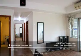 Jual/Sewa Apartement Sudirman Park Low Floor 3BR+1 Full Furnished