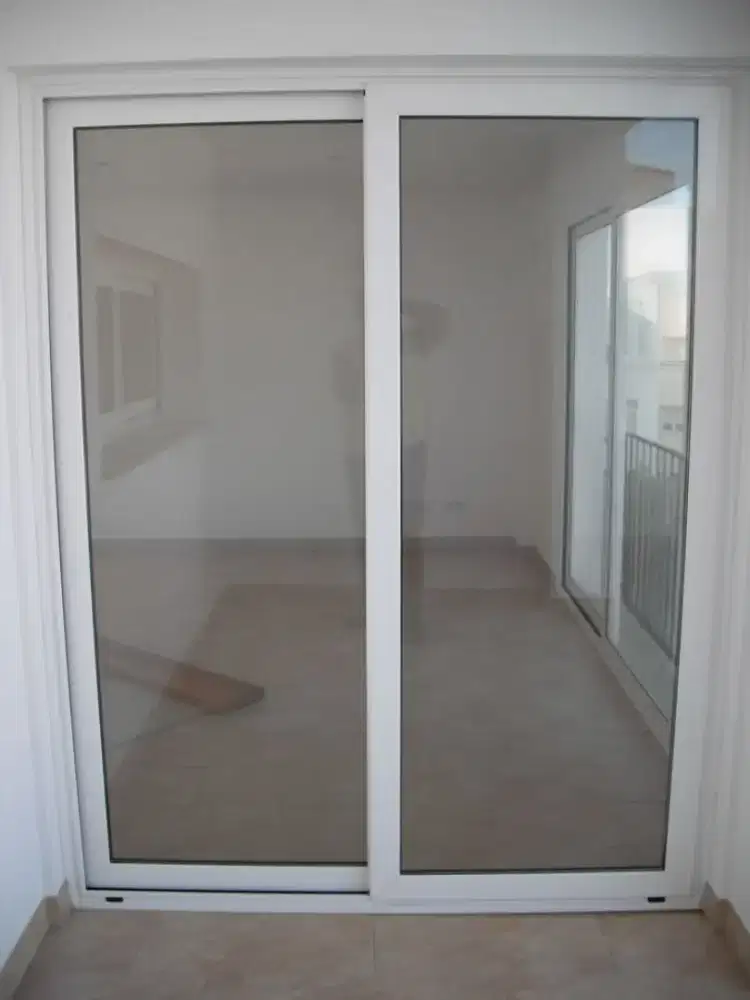 Kusen Pintu/jendela sliding door Aluminium Warna Putih