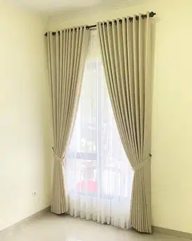Ready Gorden Jendela Terbaru Minimalis Mewah Murah Gordyn Hordeng