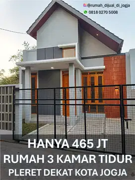 Rumah dekat Kampus UAD di Pleret Bantul Jogja Selatan Siap Huni