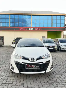 TDP 36JT Toyota Yaris G A/T Putih 2018 city c200 cgi glory 2 gt baleno