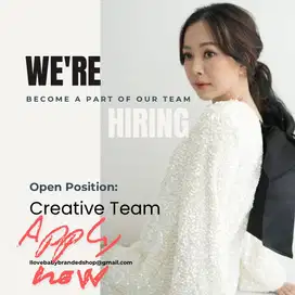 Lowongan Kerja Creative Team