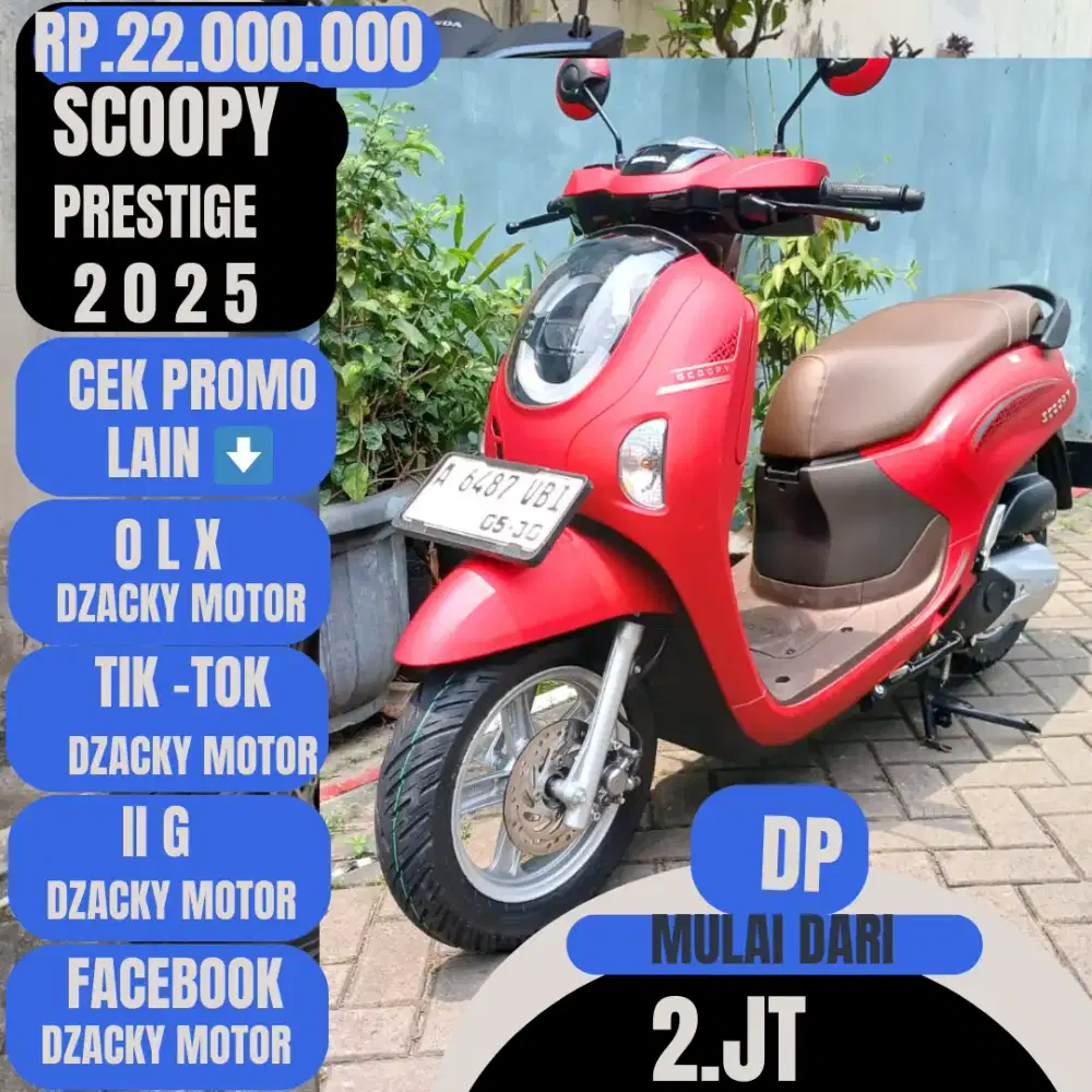 NEW SCOOPY STYLIST 2025 SECOND LIKE NEW