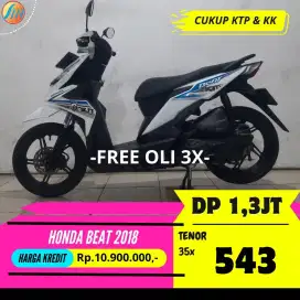 JUAL CEPAT HONDA BEAT 2018 CASH/KREDIT SEKEN BERGARANSI GRATIS SERVIS