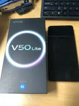 Vivo  V50lite 4Ram 8 + 8  second 256 gb masih  garansi resmi