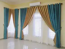 Ahli Buat  Tirai Gorden Jendela Gordyn Mewah Hordeng Terbaru Murah