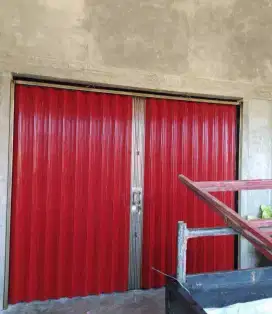 Rolling door gulung folding gate galvanis