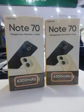 REALME NOTE 70 TERBARU READY BATERAI JUMBO 6300MAH BISA COD