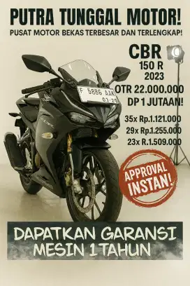 CBR 150R 2023: Striking & Powerful! Siap Gas & Dominasi Jalan