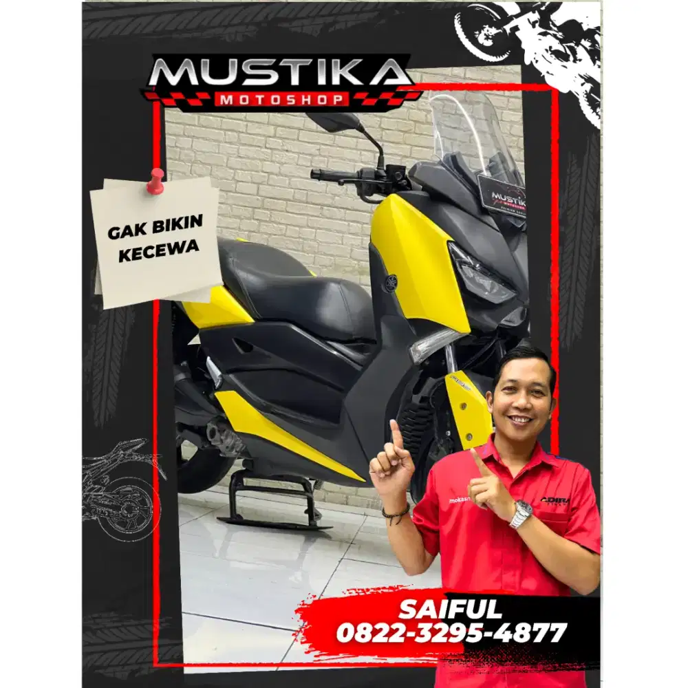 Perfect Condition!!Yamaha  X Max 250cc ABS 2018 Yellow Mulus-Mustika