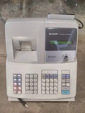 DI JUAL CEPAT MESIN KASIR SHARP XE-A023 KONDISI NORMAL SIAP DIGUNAKAN