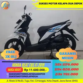 HONDA BEAT CBS FI 2019 CASH/KREDIT PROSES CEPAT SYARAT KTP/KK