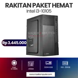 KOMPUTER RAKITAN  CORE I3 10105 OFFICE PC