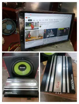 Paketan audiomobil android power dan subwooper