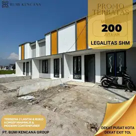 Jual rumah nyaman kontenporer modren paling murah