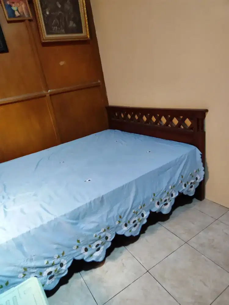 Dipan kayu jati asli premium
